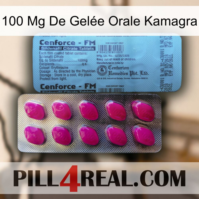 100 Mg De Gelée Orale Kamagra 35